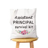 WCGXKO Assistant Principal Survival Kit Funny Zipper Pouch Makeup Bag for Assistant Principal Assistant Principal Surviv