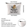 WCGXKO Beaver Lover Gift Beavers Are My Spirit Animal Zipper Pouch Makeup Bag Spirit Animal Beavers