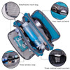 Toiletry Bag for Men Hanging Dopp Kit Water Resistant Shaving Bag Small Toiletry Bag for Traveling Blue