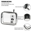 MODENGKONGJIAN TSA Approved Toiletry Bag 3 Pcs Clear Toiletries Bags Quart Size Travel Makeup Cosmetic Bag for Women Men