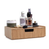 MobileVision Bamboo Makeup Drawer Organizer Cosmetics Storage Box Break Resistant Display Case and Drawer