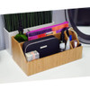 MobileVision Bamboo Make Up Organizer Cosmetic Holder Storage on Vanity Counter or Bathroom Multiple Compartments