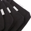 Augbunny Multipurpose Cotton Canvas Zipper makeup Bag Pouch 4pack