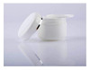 ASTRQLE Empty White Silver Edge Portable Refillable Plastic Cosmetic Makeup Face Cream Jar Sample Container Bottle Pot 1