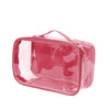 Small Clear Travel Packing CubeSee Through PVC Plastic Pouch for Carry On Suitcase Backpack or Diaper BagTransparent Mul