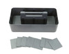 New Plastic Portable Makeup Organizer Caddy Tote Divided Basket Bin with Handle for Bathroom Storage Holds Blush Makeup