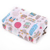 Cute Travel Makeup Pouch Cartoon Printed Toiletry Cosmetic Bag for Girls Women Lemon