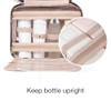 BAGSMART Toiletry Bag Travel Bag with hanging hook Waterresistant Makeup Cosmetic Bag Travel Organizer for Accessories S