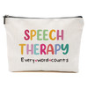 Speech Therapy Gifts Speech Therapist Gift for Women Speech Language Pathologist Cosmetic Bag Speech Therapy Every Word