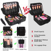 Relavel Makeup Bag Travel Makeup Train Case 138 inches Large Cosmetic Case Professional Portable Makeup Brush Holder Org