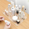 Sooyee Clear Makeup Organizer9 Spaces Vanity Organizer Cosmetic Display Cases for LipstickMakeup Brushes and Skin Care P