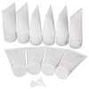 BQLZR 30ml Capacity Empty Tube Cosmetic Cream Shampoo Travel Containers Soft Flip Plastic Set of 10