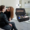 Relavel Extra Large Makeup Bag Makeup Case Professional Makeup Artist Kit Train Case Travel Cosmetic Bag Brush Organizer