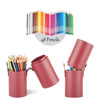 Narwey Makeup Brush Holder Travel Brushes Case Bag Cup Storage Dustproof for Women Red