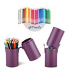 Narwey Makeup Brush Holder Travel Brushes Case Bag Cup Storage Dustproof for Women Purple