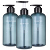 Shampoo and Conditioner Dispenser Bottles3pcs 169oz Plastic Empty Refillable Pump Lotion Bottle Containers Set for Guest