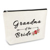 Grandma of the Bride Makeup Bag Gifts Grandmother of the Bride Gift Wedding Party Bridal Shower Engagement Birthday Gift
