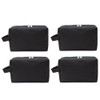 Augbunny 600D Portable Multipurpose Zipper Waterproof Travel Organizer Cosmetic Bag Make up Case Storage Bag Pouch 4pack