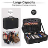 Relavel Makeup Case Large Makeup Bag Professional Train Case 165 inches Travel Cosmetic Organizer Brush Holder Waterproo