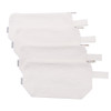 Augbunny 100 Cotton 16oz Heavy Duty Multipurpose Canvas Zipper Cosmetics Makeup Travel Toiletry Organizing Pouch 4pack