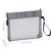 Sea Team 6pcs Multicolored Portable Travel Toiletry Pouch Nylon Mesh Cosmetic Makeup Organizer Bag with Zipper STCB0616