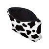 Aiphamy Cute Travel Makeup Bag Cosmetic Bag Small Pouch Gift for Women Cow Print