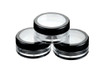 6 Pcs 10g 10ml Empty Plastic Clear Makeup Jar Cosmetic Cream Face Powder Blusher Foundation Container Pots With Sifter A