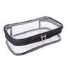 Jula Vance Portable Zippered Transparent Vinyl Travel Cosmetic Bag Clear PVC Makeup Kits Organizer Utility Pouch See Thr