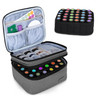 LUXJA Essential Oil Carrying Case Holds 30 Bottles 5ml30ml Also Fits for Roller Bottles DoubleLayer Organizer for Essent