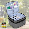 LUXJA Essential Oil Carrying Case Holds 30 Bottles 5ml30ml Also Fits for Roller Bottles DoubleLayer Organizer for Essent