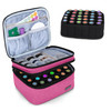 LUXJA Essential Oil Carrying Case Holds 30 Bottles 5ml30ml Also Fits for Roller Bottles DoubleLayer Organizer for Essent
