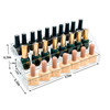 MineSign Nail Polish Holder Organizer Clear Acrylic Nail Polish Tray Fingernail Polish Display case 3 layers Essential O