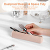 FERYES Travel Makeup Brush Holder Magnetic Antifall Out Silicon Portable Cosmetic Face Brushes Holder Soft and Sleek Mak