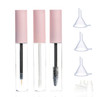 ICEYLI 10ml Empty Mascara Tube Eyeliner Tube and Lip Gloss Tubes Rubber Inserts and Funnels for Castor Oil Ideal Kit for