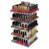 J JACKCUBE DESIGN Nail Polish Organizer 5 Tier Acrylic 360 Rotating Display Rack Stand Makeup Cosmetics Storage Box Caro
