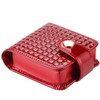 kilofly Genuine Leather Double Lipstick Case Cosmetic Makeup Holder Gift Box