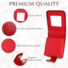kilofly Genuine Leather Double Lipstick Case Cosmetic Makeup Holder Gift Box