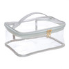 Large Cosmetic Bag for Women Clear SeeThrough Makeup Hair Nail Accessories Pouch for Travel or Home Transparent PVC Plas