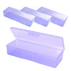 Beauticom Personal Box Storage Case for Professional Manicurist Nails Pedicure Large Size 4 Pieces PURPLE