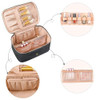 OCHEAL Makeup Bag Portable Cosmetic Bag Large Capacity Travel Makeup Case Organizer Black For Women Toiletry Bag for Gir