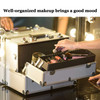 Joligrace Extra Large Makeup Train Case 6 Tray Make Up Artists Organizer Box Lockable Cosmetic Jewelry Toiletries Carrie