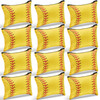 Frienda 12 Pcs Softball Makeup Bag Sport Cosmetic Bags Canvas Softball Pouch Bags Portable Makeup Pouch Bag Travel Makeu