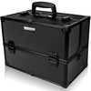 SHANY Essential Pro Makeup Train Case Cosmetic Box Portable Makeup Case Cosmetics Beauty Organizer Jewelry storage with