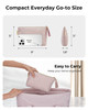 BAGSMART Small Cosmetic Bag Elegant Roomy Makeup Bagslipstick pouchZipper PouchGreat Gifts for WomenTravel Waterproof To