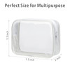 PACKISM Clear Toiletry Bag 3 Pack TSA Approved Toiletry Bag Quart Size Bag Travel Makeup Cosmetic Bag for Women Carry on