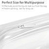 PACKISM Clear Toiletry Bag 3 Pack TSA Approved Toiletry Bag Quart Size Bag Travel Makeup Cosmetic Bag for Women Carry on