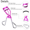 Uranian Eyelash Curlers with 6 Silicone Refill Pads 6 in 1 Eyelash Curler Kit False Eyelash Applicator Fake Eyelashes Ey