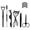 EBANKU 7pcs Eyelash Comb Brush Tools Eyebrow Brush Comb Eyelash Separator Tool Professional Eye Brow Spoolie Brushes for