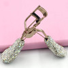 Bestbling Bling Rhinestones Makeup Eyelash Curler with Refill Silicone Pressure Pads and Spring Loaded for No Pinching o