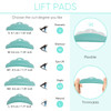 Libeauty Lash Lift Pads Small Soft Under Eye Pad Medium Eyelash Perm Silicone Rods Large Makeup Beauty Tool Set 5 Sizes